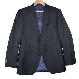 Suitsupply Napoli Men's 38 Vitale Barberis Canonico Pure Wool Blazer Jacket Gray